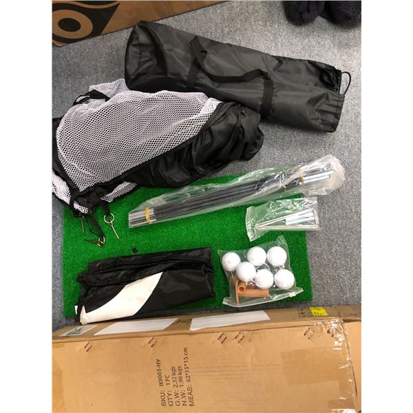 Portable Golf Hitting Net - with storage case