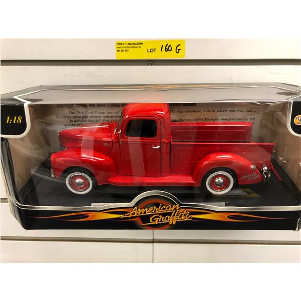 1/18 Scale Diecast - American Graffiti - Red Truck