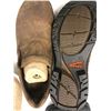 Image 3 : Men's Brown Leather Shoes - Clog Style - Dansko - Size 42 - New