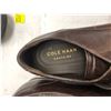 Image 2 : Men's Dark Brown Leather Cole Haan Dress Shoes - Size 11