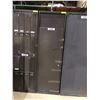 Image 2 : Black Metal Storage Locker - Approx 24in x 21 1/2in x 81in (may need to be rekeyed)