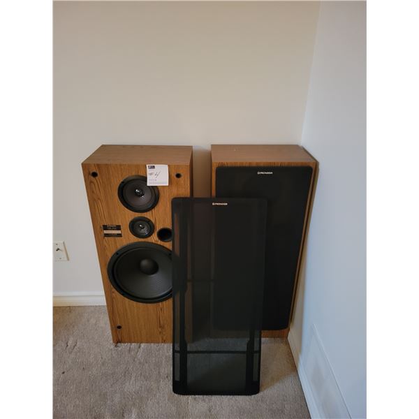 Pioneer 3-way Speakers x2 - Model # CS-K535 - 15"w x 36"h x 10"d