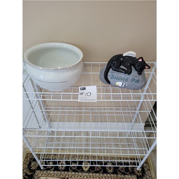 Shoe Rack - Chamber Pot - Pet Treat Dish