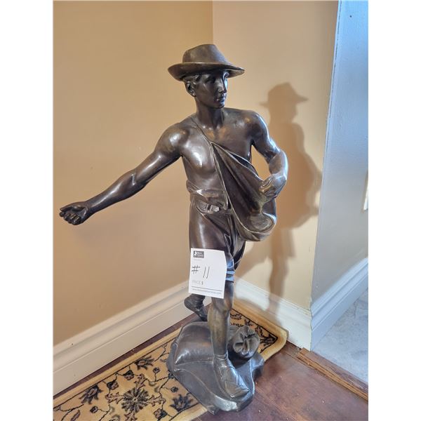 Kuhne - Early 20th Century, Bronze Statue. Artist Signed in Mold "A Kuhne"