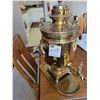 Image 3 : Russian Samovar - Mid 19th Century, circa 1840-1860s Brass with Tray