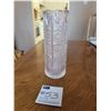 Image 3 : Czech Brilliant Hand Cut Crystal Vase - 10"h x 4"w
