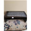 Image 2 : Particle Board Coffee Table with Tassel Runner 47 1/2"w x 23 1/4"d x 17"h