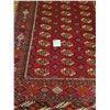 Image 2 : Bokhara - Russian 20th Century, Handknotted Woolpile Rug 48 1/2"W x 90"L Including Fringe