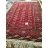 Image 3 : Bokhara - Russian 20th Century, Handknotted Woolpile Rug 48 1/2"W x 90"L Including Fringe