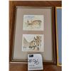 Image 2 : Framed Bondarev Prints 13 3/4"h x 10"w - Framed Bridge Print 13 3/4"h x 12"w Artist Unknown