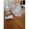Image 2 : Czech Crystal Brandy, Champagne Stemware & Basket