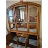 Image 2 : Broyhill Quality Furniture 2 Piece China Cabinet 81"h x 60"w x 18"d