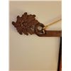 Image 3 : Decorative Wall Hanging With Wooden Hanger 37"w