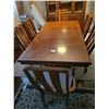 Image 1 : Dining Room Table with Sleeve & 6 Chairs, 2 Chairs Have Arms (Made In USA)