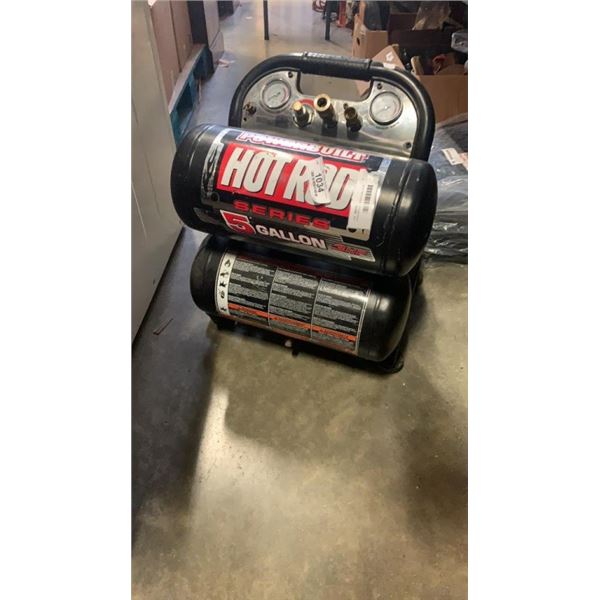 Powerbuilt Air Compressor POWERBUILT 125PSI 5 GALLON AIR COMPRESSOR - Big Valley Auction