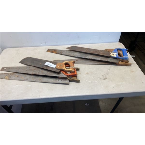 BUNDLE OF HAND SAWS