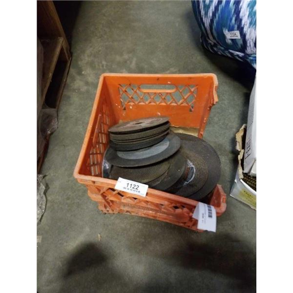 CRATE OF ABRASIVE CUTTING DISCS