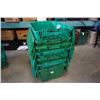 Image 3 : 7 STACKING TOTES WITH BUILT IN LIDS