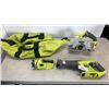 Image 1 : RYOBI CORDLESS SAWZALL, CIRCULAR SAW AND FLASHLIGHT - NO BATTERY, NO CHARGER