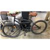 Image 1 : BLACK BIKE WITH DISC BRAKES, EVERYDAY SEAT, COLUMBIA GRIPS, FLAME BRAKES