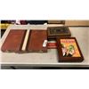 Image 1 : MONOPOLY, BACKGAMMON, VINTAGE TIN AND CASE