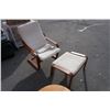 Image 1 : BENTWOOD CHAIR AND OTTOMAN