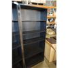 Image 2 : 2 - 6FT BLACK BOOKSHELVES