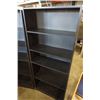 Image 3 : 2 - 6FT BLACK BOOKSHELVES