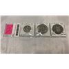 Image 1 : BC CENTENNIAL YEARS COINS 1858-1958 SILVER DOLLAR .800 SILVER, AND 1971 50 CENT AND $1