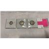 Image 3 : 3 CANADIAN KEY DATE COINS 1937 AND 1948  25 CENT, AND 1954 10 CENT .800 SILVER