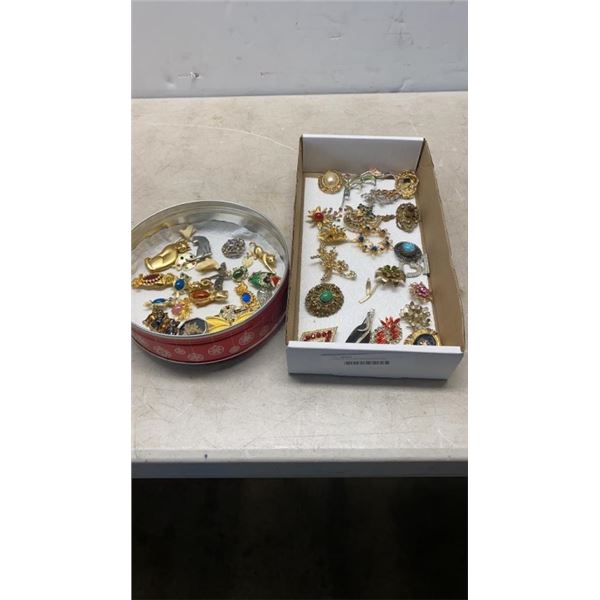 2 TRAYS OF VARIOUS BROACHES