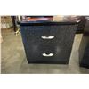 Image 2 : PAIR OF BLACK PALLISER 2 DRAWER NIGHTSTANDS