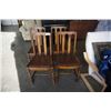 Image 1 : 4 VINTAGE DINING CHAIRS