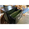 Image 4 : 2 DRAWER FILING CABINET, 2 DRAWER ENDTABLE AND GREEN PLANTER STAND