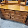 Image 3 : PINE 7 DRAWER DRESSER AND 2 DRAWER NIGHTSTAND