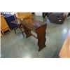 Image 2 : 1 DRAWER HALL STAND AND VINTAGE ENDTABLE