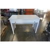 Image 1 : WHITE 1 DRAWER DESK