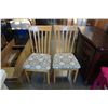 Image 1 : 2 MAPLE DINING CHAIRS