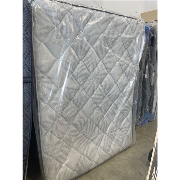 QUEEN SIZE SEALY POSTUREPEDIC HYBRID LAZY PALM MEDIUM TIGHT TOP MATTRESS