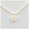 Image 1 : NEW STERLING SILVER 2.6MM - 3.6MM GENUINE BUTTON PEARL NECKLACE, APPROX 190 PEARLS, W/A $700.00