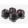 Image 1 : NEW BOWFLEX SLECTTECH 552 ADJUSTABLE DUMBBELLS