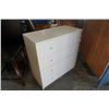 Image 2 : WHITE 4 DRAWER CHEST OF DRAWERS