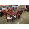 Image 1 : MODERN DINING TABLE WITH 6 CHAIRS