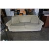 Image 1 : GREEN UPHOLSTERED SOFA