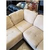 Image 4 : BEIGE 2 PIECE MICROFIBER SECTIONAL SOFA