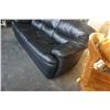 Image 2 : BLACK LEATHER SOFA