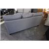 Image 7 : GREY PILLOWBACK SOFA AND LOVESEAT