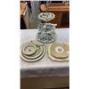 Image 1 : LOT OF ROYAL WINTON AND ROYAL ALBERT PLATES WITH 2 - 3 TIER SERVING PLATES