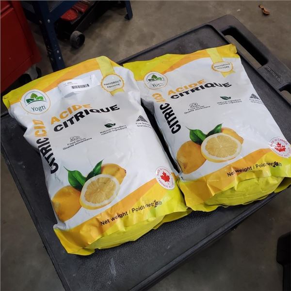 2 BAGS CITRIC ACID