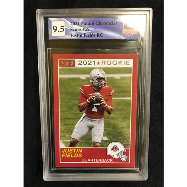 2021 PANINI CHRONICLES SCORE #59 JUSTIN FIELDS RC